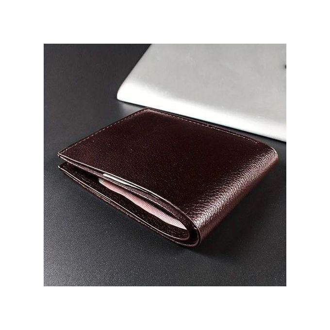 PU Leather Wallet For Men - Brown