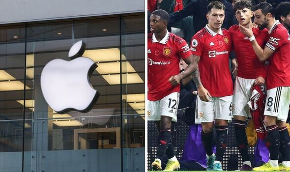 Apple has expressed interest in paying $5.8 billion to purchase Manchester United.