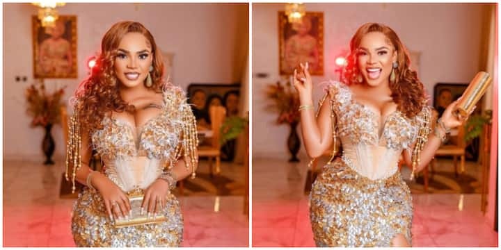 Iyabo Ojo beautiful embellished outfit reflect True Nollywood Glamour