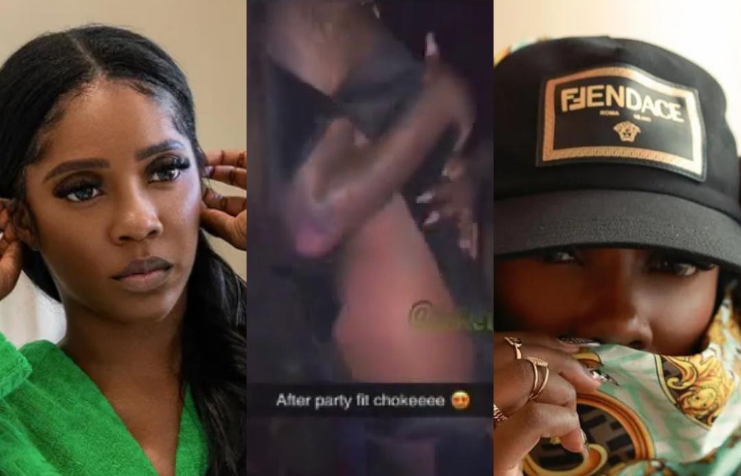 Leaked trending video of Tiwa Savage unclad in a Nightclub