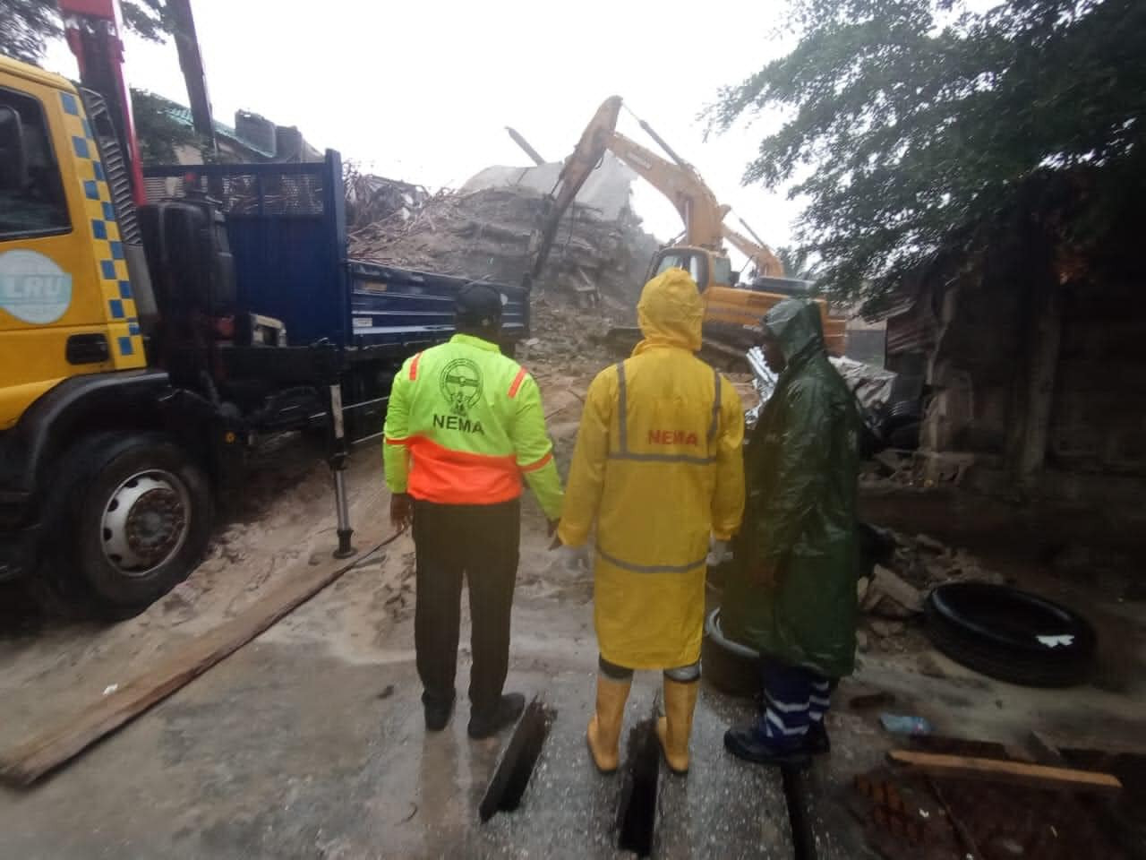 As another body is found from the collapsed 7 storey building in Lekki, the death toll rises to three.