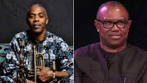 Afrobeat Legend Femi Kuti took a dive into his discussion with the Presidential Aspirant Peter Obi at his residence