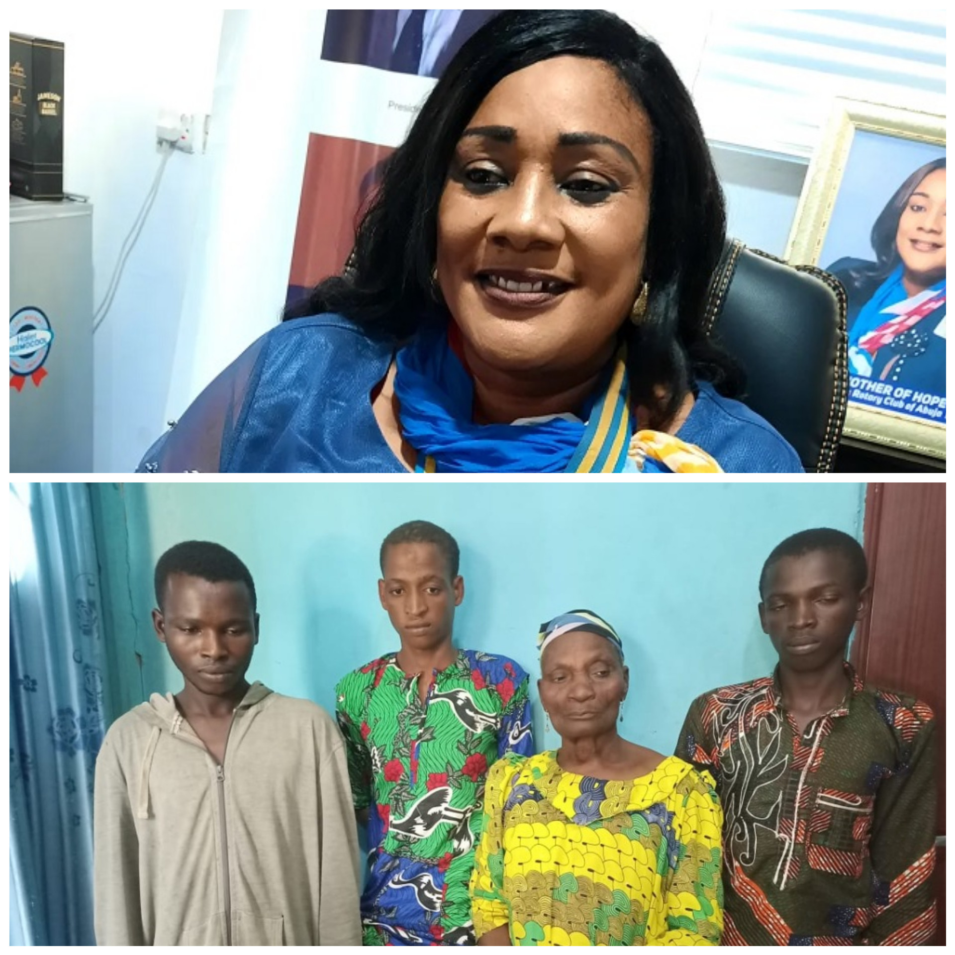 The Abducted wife of a former military administrator has regained freedom in Kwara after three days in captivity, while three suspects and a female food supplier were arrested.