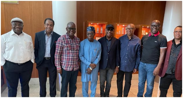 JUST IN: Obasanjo,Wike,Peter Obi , PDP Governors meet in London