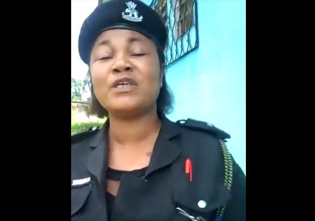 Police officer who is married claims that her supervisor stripped and assaulted her after she refused to give in to his advances.